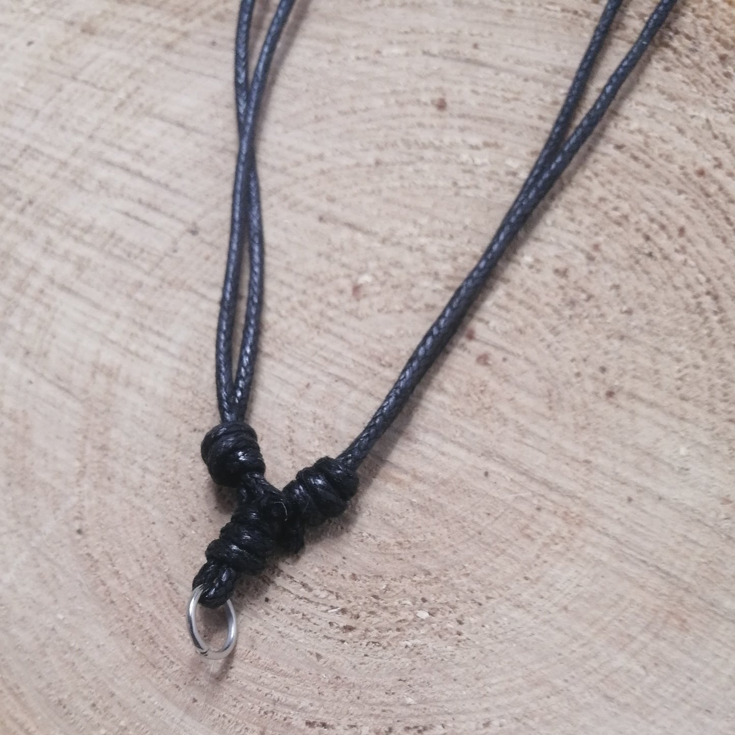 Thistle Hamsa Wooden Pendant