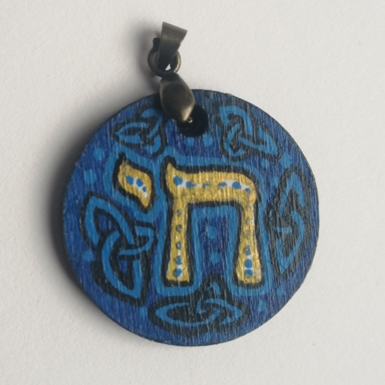 Small Celtic Chai Pendant