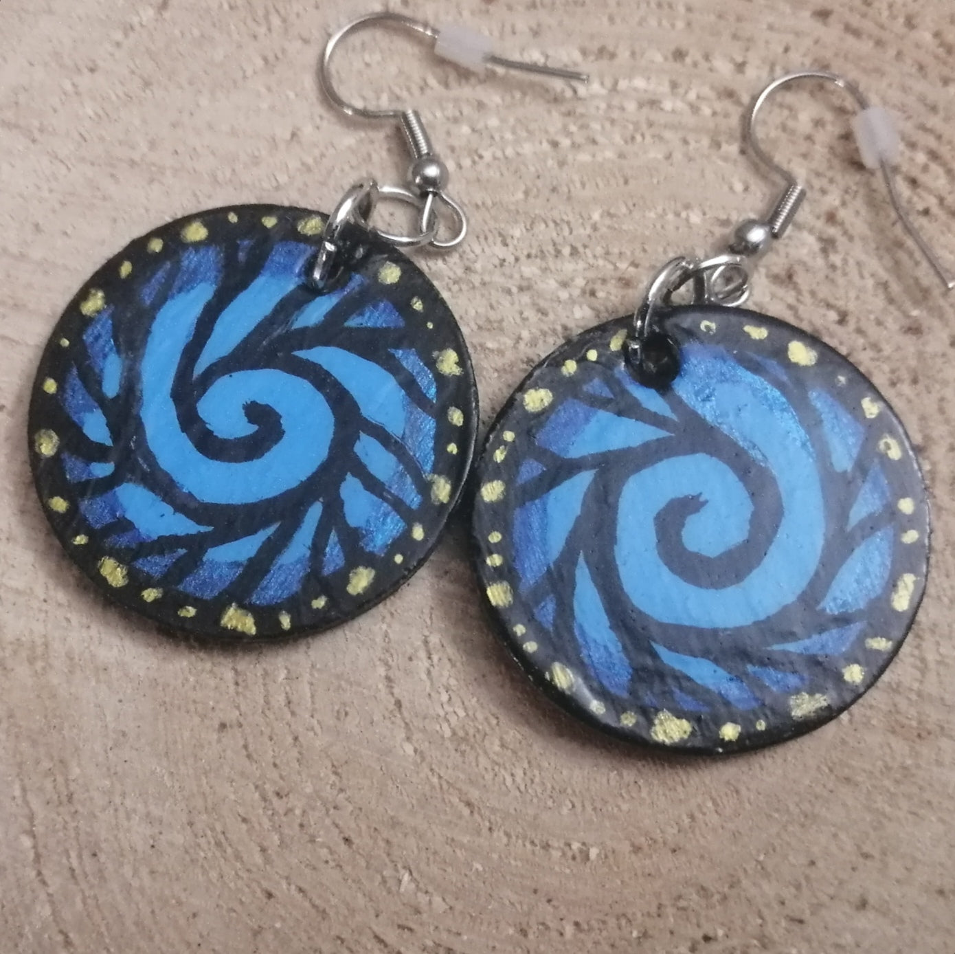 Spiral Butterfly Earrings