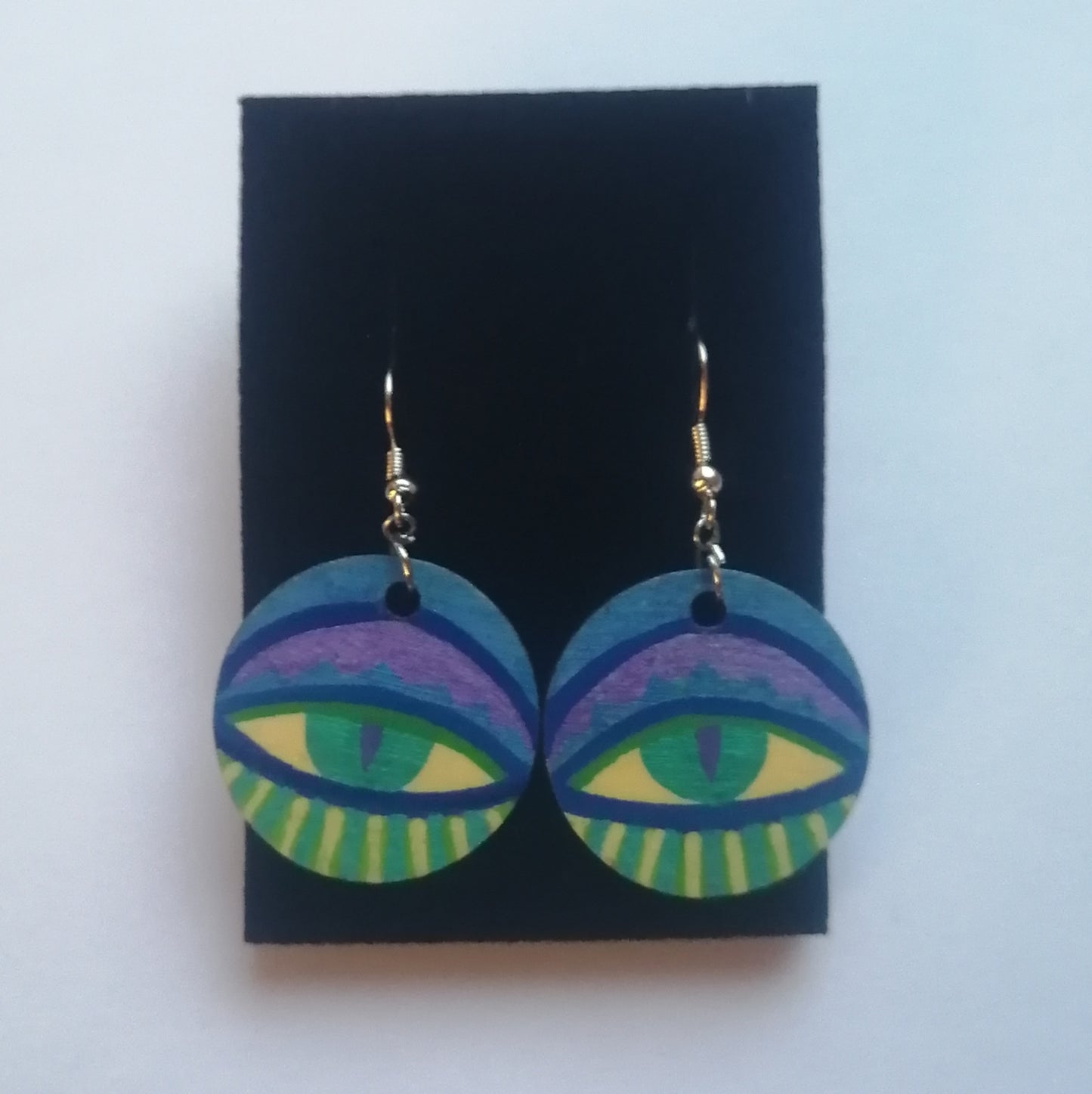 Multicoloured Eye Earrings