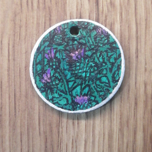 Dark Thistle Pendant