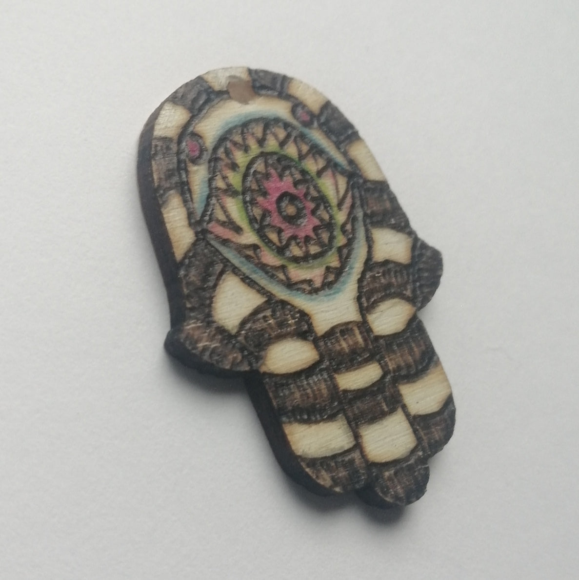 Sandworm Gothic Hamsa Pendant