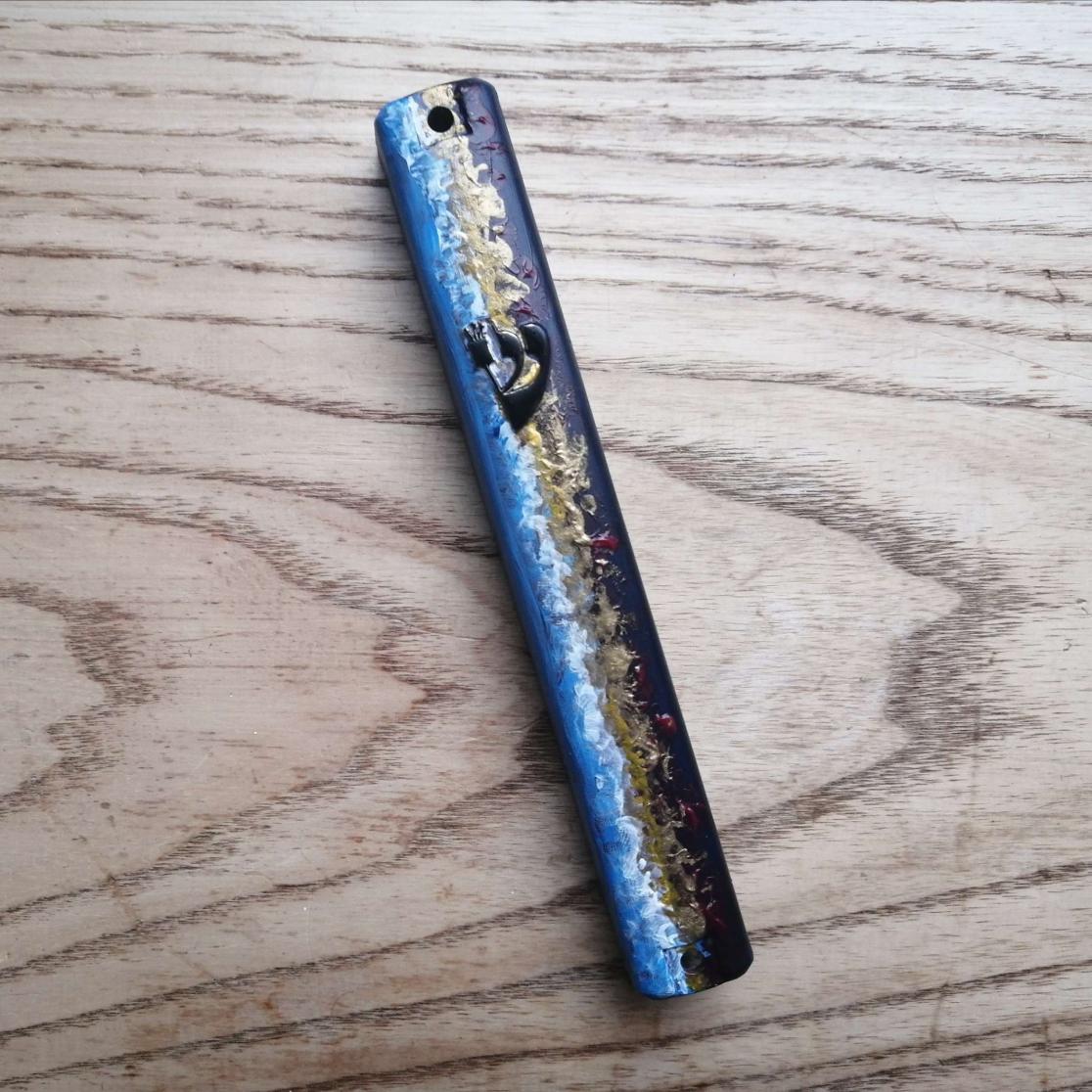 Pillar of Cloud, Pillar of Fire Mezuzah Case