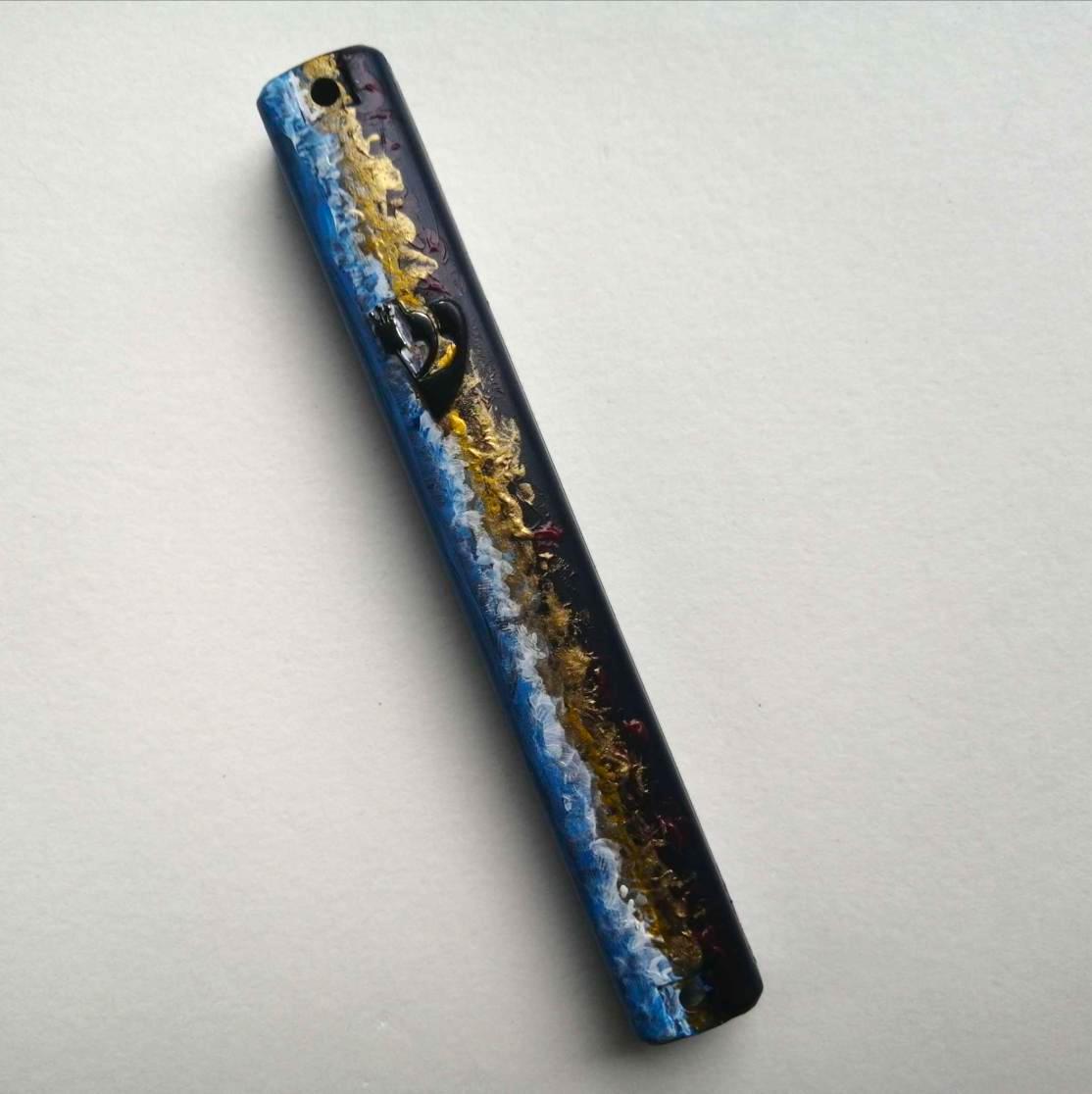 Pillar of Cloud, Pillar of Fire Mezuzah Case