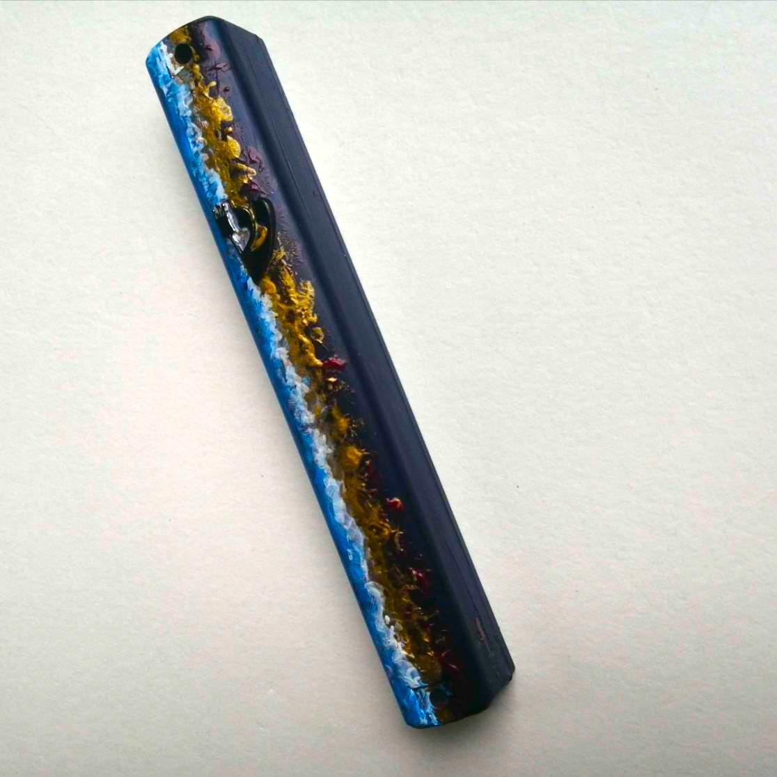 Pillar of Cloud, Pillar of Fire Mezuzah Case