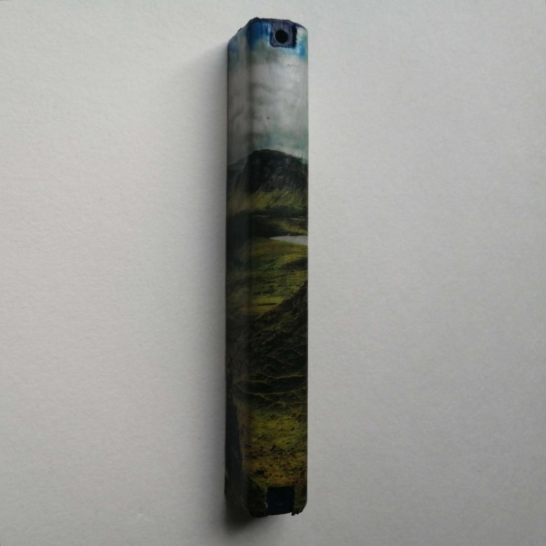 Scottish Highlands Decoupage Mezuzah Case