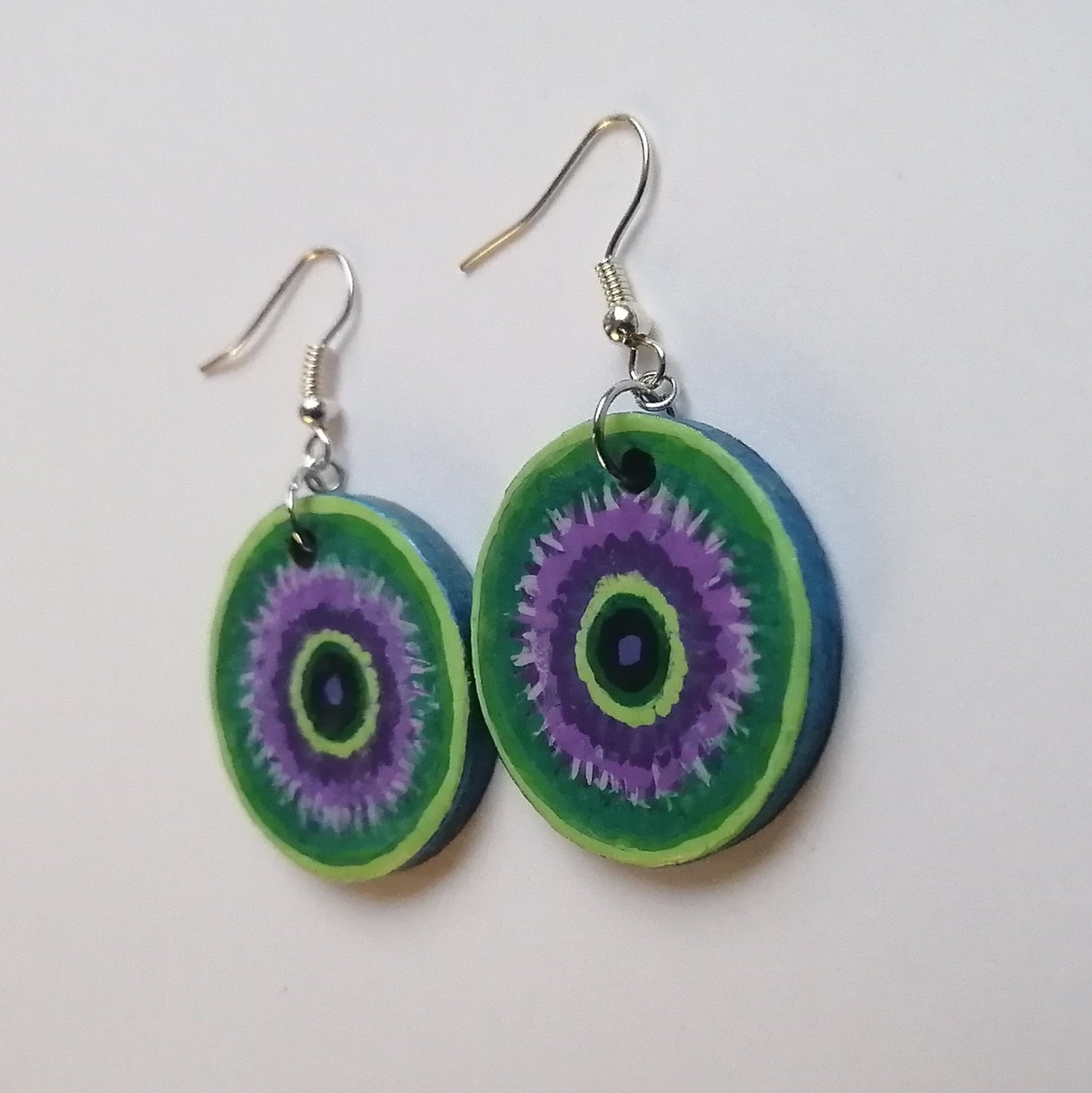 Purple Blossom Earrings