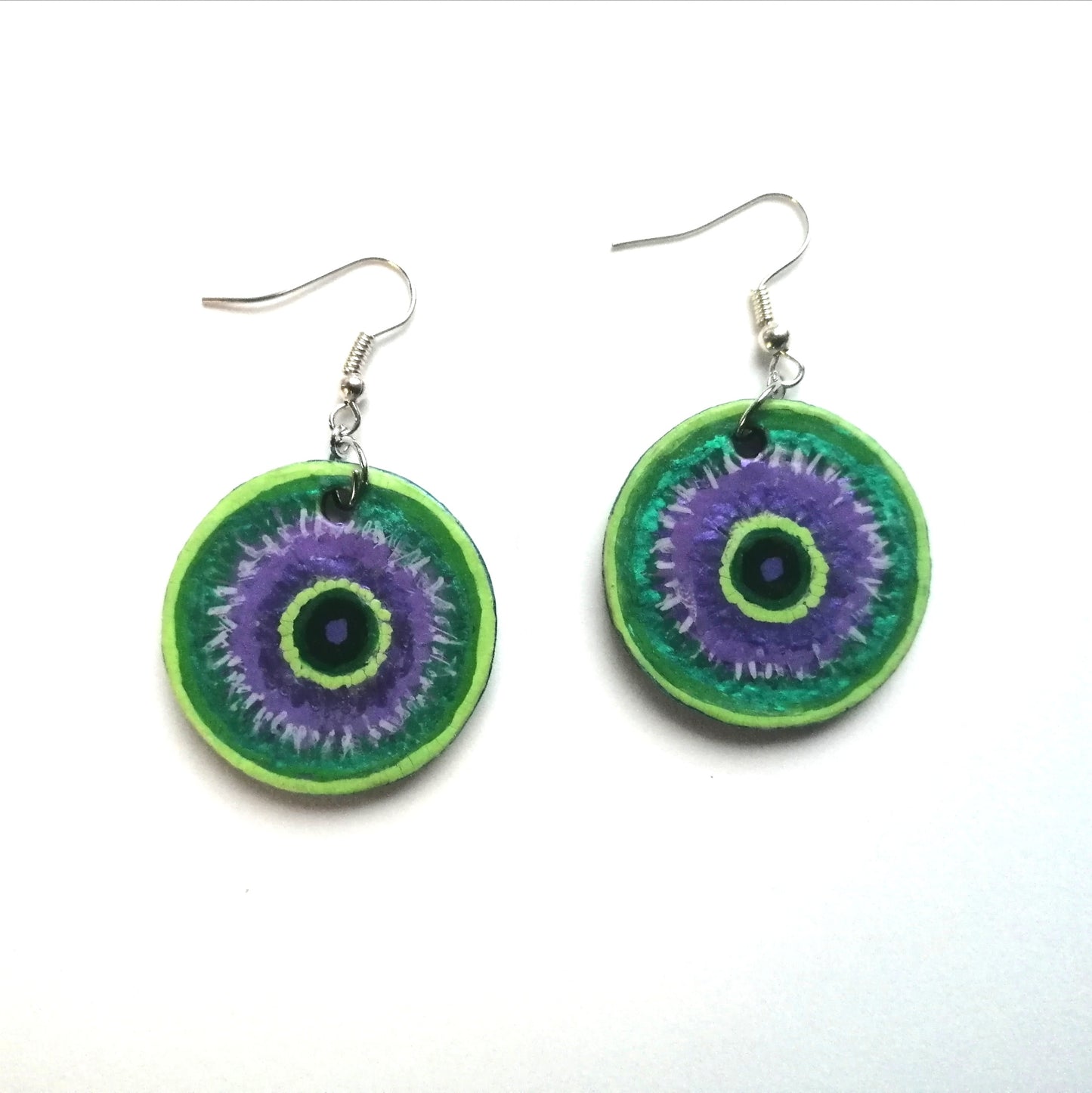 Purple Blossom Earrings